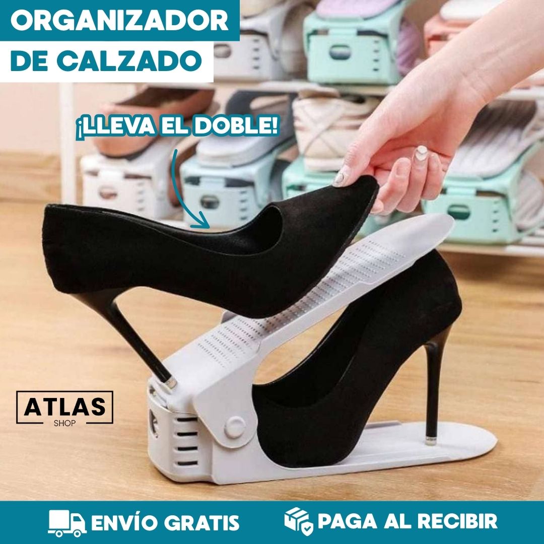 Step Shoes™ Organizador de Zapatos 👟 – Duplica tu Espacio en el Clóset al Instante ✨