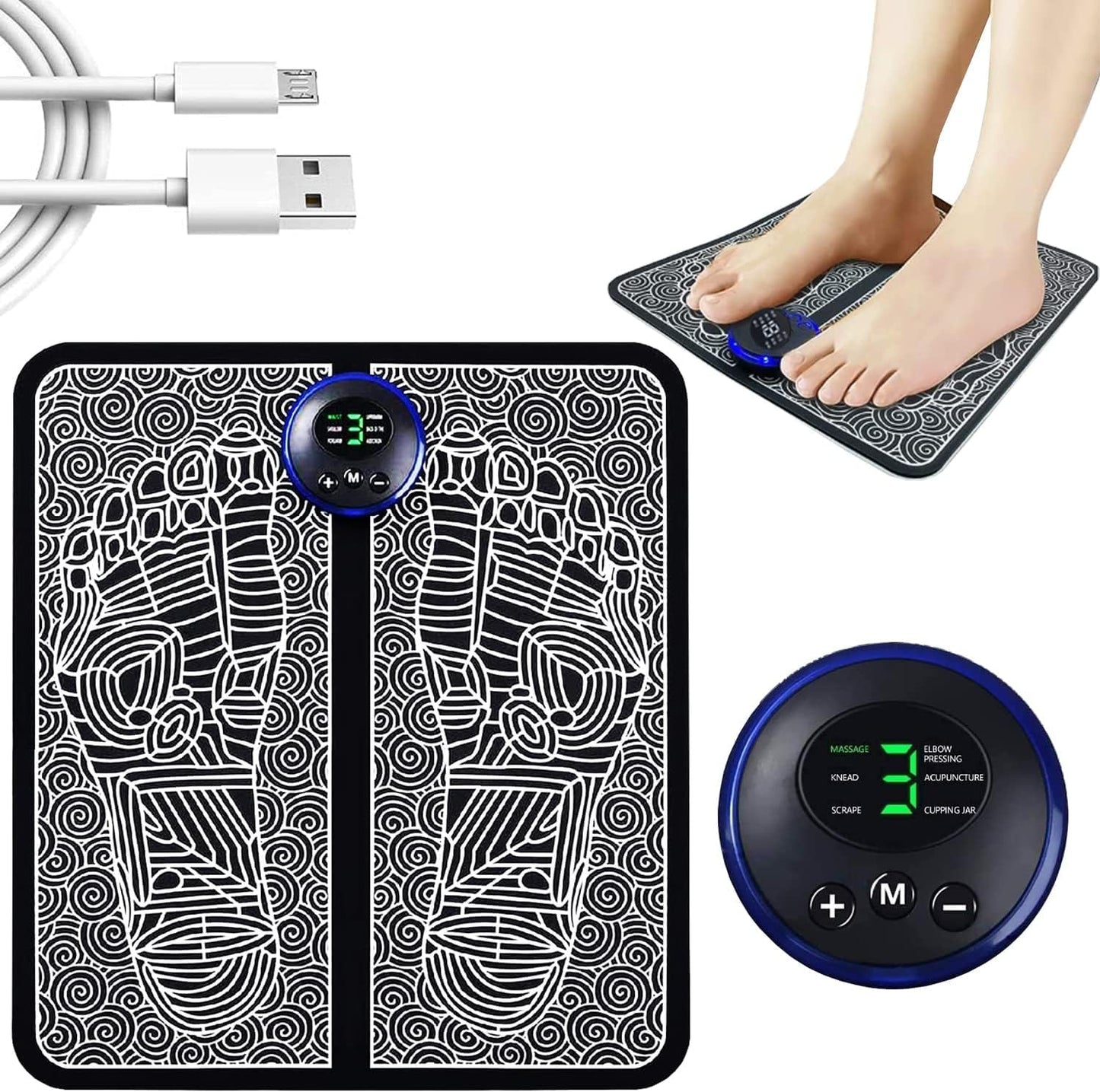 🦶🏻Masajeador Profesional con Terapias Avanzadas RelaxPro™