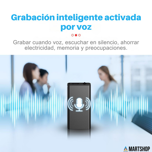 AudioSpy™ – Mini Grabadora de Voz Espía Ultraportátil
