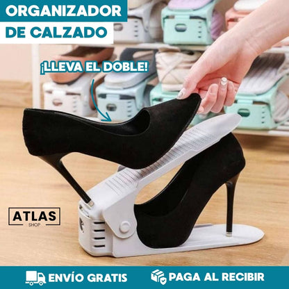 Step Shoes™ Organizador de Zapatos 👟 – Duplica tu Espacio en el Clóset al Instante ✨