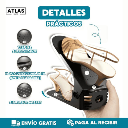 Step Shoes™ Organizador de Zapatos 👟 – Duplica tu Espacio en el Clóset al Instante ✨
