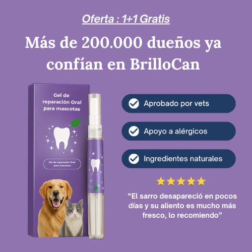 BrilloCan™ - Cuidado Dental nº1 para perros en España