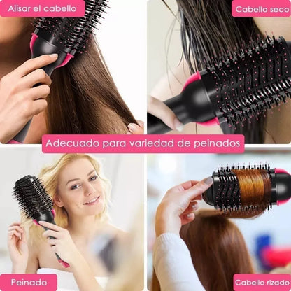 ✨ BrilloPro 4 en 1 – Cepillo Secador, Alisador y Voluminizador